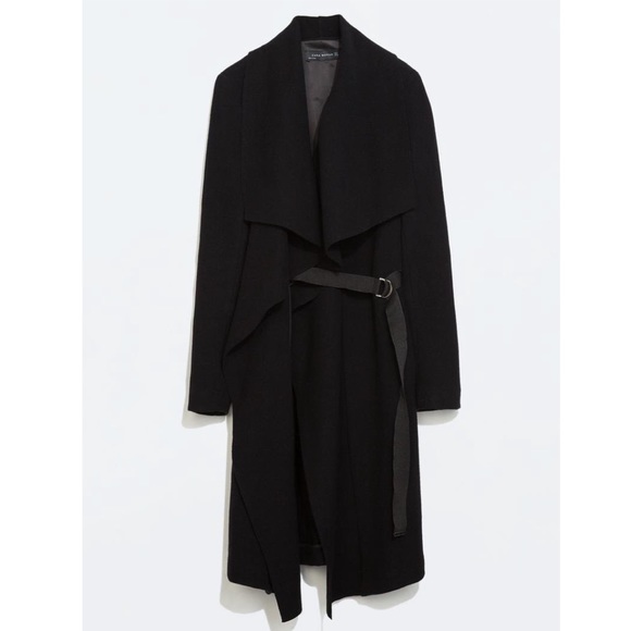 waterfall coat zara